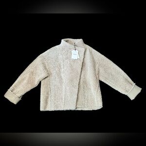 THEORY***Lamb Reversible Shearling Coat Jacket***Size Petite $2895